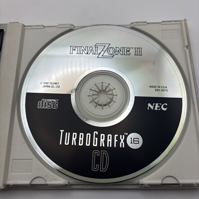Final Zone II (TurboGrafx-16 CD) 1990 CIB w/Manual/Box Excellent