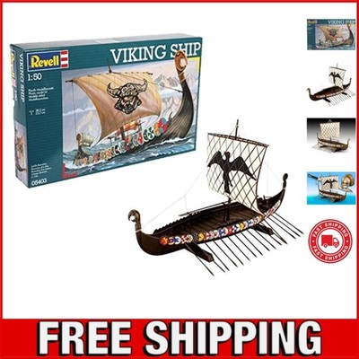 Authentic Viking Ship Model Kit   15.16  Plastic Build for Adult Collectors
