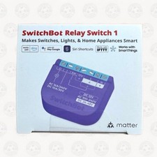 SwitchBot Relay Switch 1 Bluetooth&Wifi Alexa, google, Siri, IFTTT Matter New