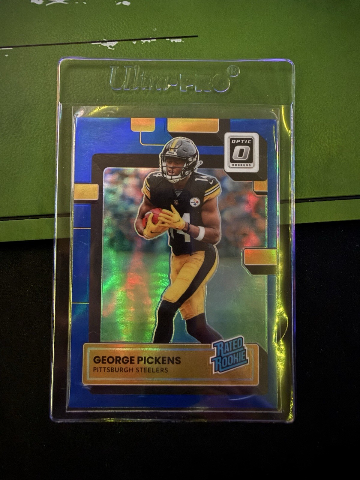 2022 Panini Donruss Optic - Rated Rookie George Pickens #223 Blue Prizm /179