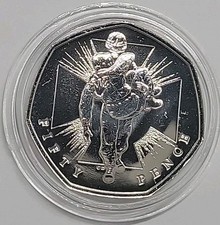 2019 Victoria Cross Wounded Soldier Brilliant Uncirculated Fifty Pence 50p Coin