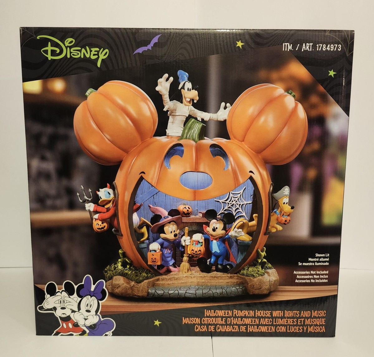 Disney Halloween 2025 Mickey & Friends Illuminated Pumpkin House