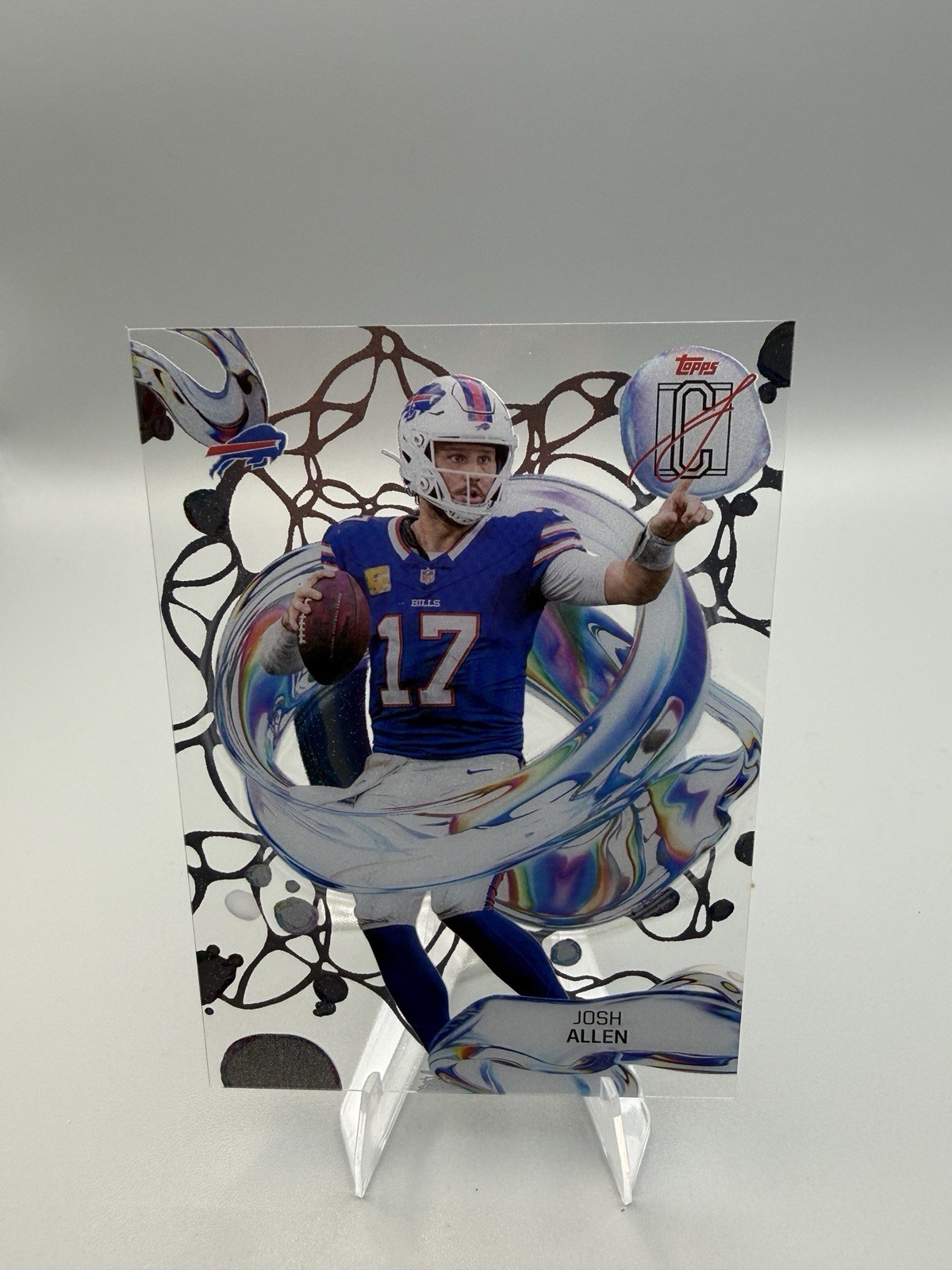2025 Topps Signature Class Josh Allen Fluidity CASE HIT SSP #FL-4 Bills