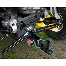 WEISEN UTV Rear 2" Receiver Hitch w/3-in-1 Ball Mount For Can Am Maverick R 24+