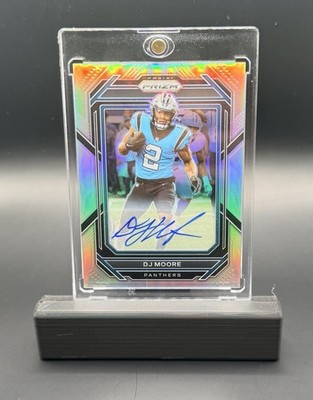 2022 Panini Prizm - D.J. Moore #41 Silver Prizm Autographs  