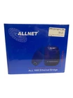 Allnet ALL 1682 Ethernet Bridge Netzwerk LAN Adapter IEEE802.3 Powerline NEU OVP