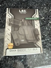 LAG Tactical Defender Series OWB/IWB Holster Right Hand Matte Black - 2088