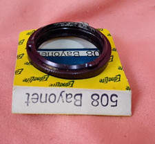 Vintage Endura 508 Bayonet Filter Holder   Metal Ring   Made in Japan