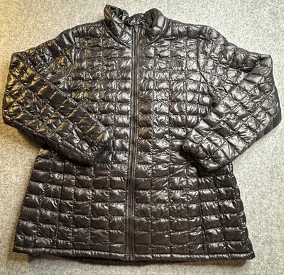 The North Face ThermoBall Women's Lightweight Quilted Puffer Jacket Black XL