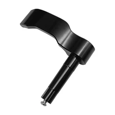 Lunwag Aluminum Thumb Throttle Control Lever Black - Direct Fit for Polaris S...