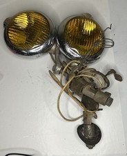 1940s 1950s Unity Fog Lights Pair Ford Chevy Dodge Wmounting Harware