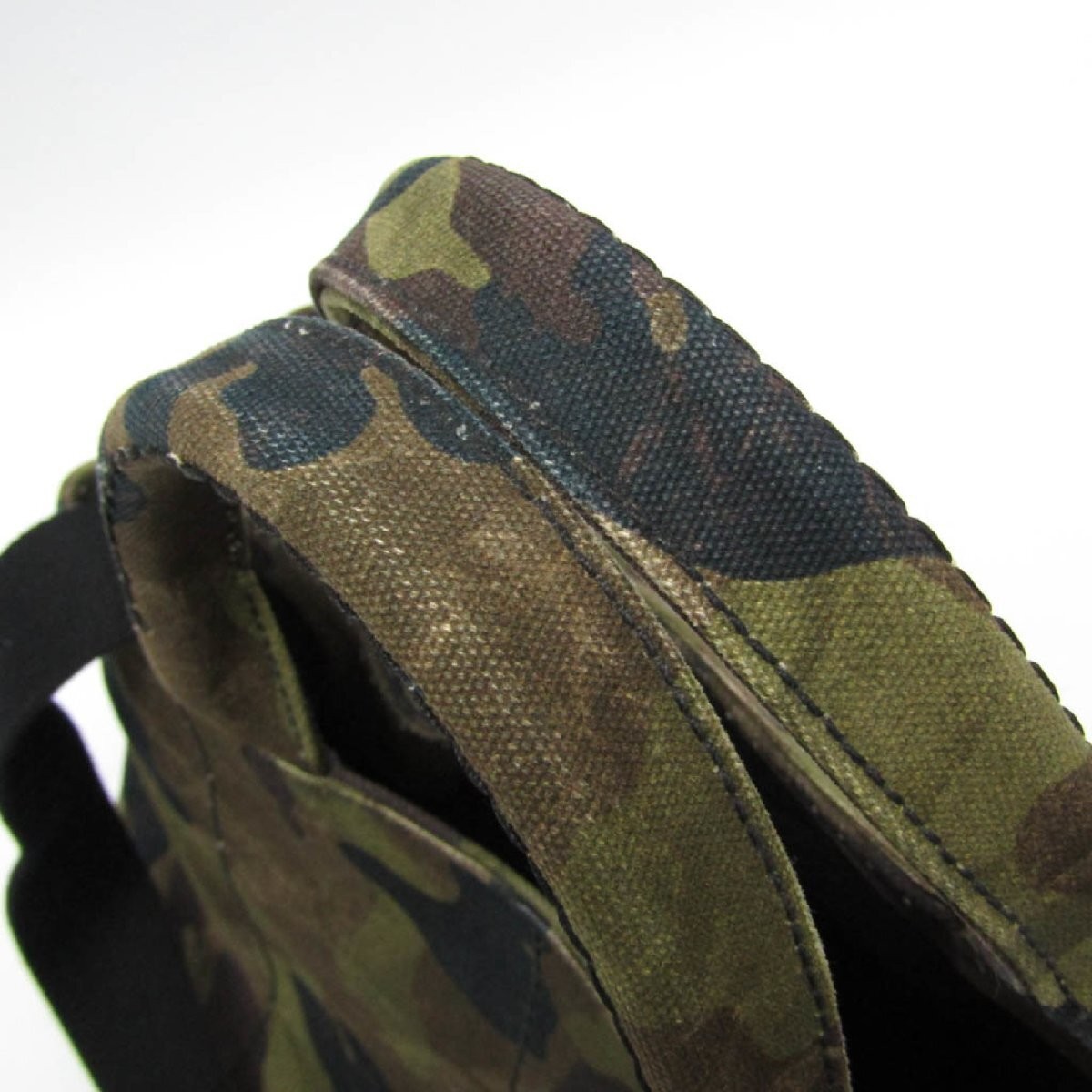 Prada (Prada) Canapa Camouflage B2642B Ladies Canvas Handbag Shoulder Bag from j thumbnail 7