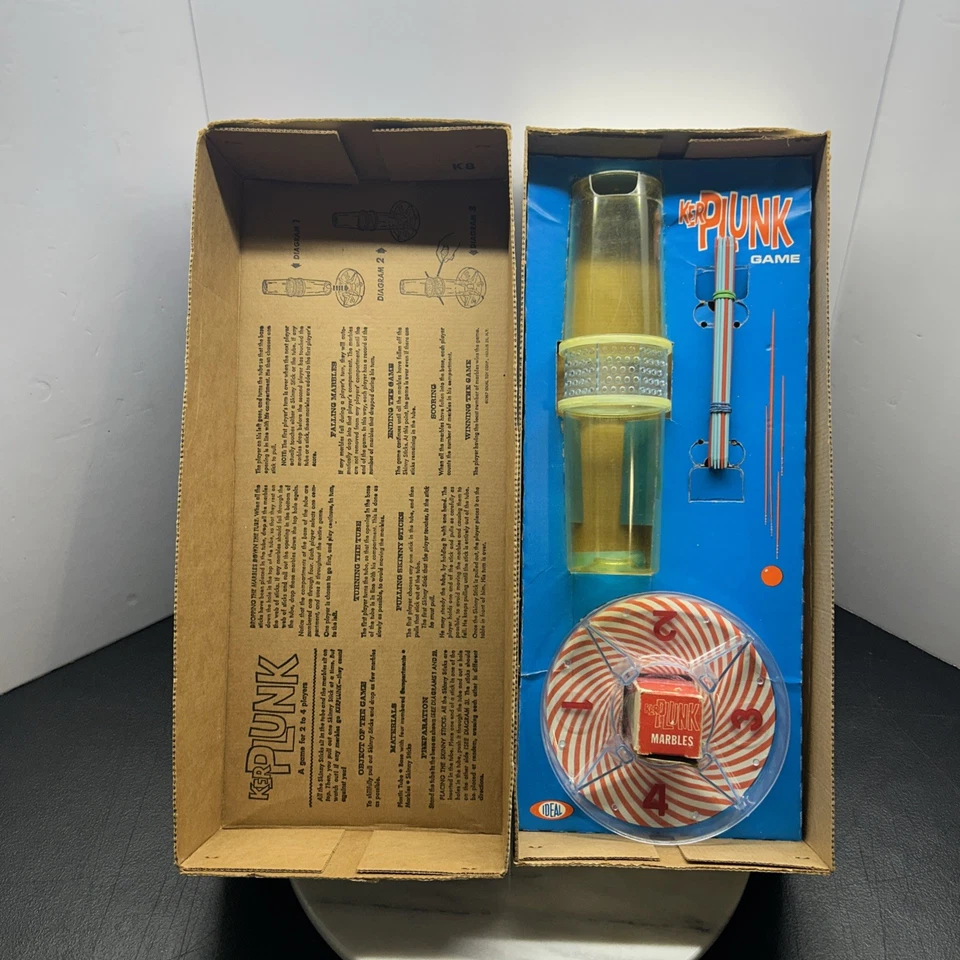 Vintage Ideal 1967 Ker Plunk Game of Nerve and Skill Original Box - Complete - Image 2 of 4