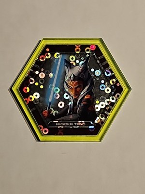 Topps Star Wars Galactic Connexions Ahsoka Tano Rare Jabba Slime Green Foil!