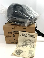 Israeli Gas Chemical Mask Kit - New in Box / Bag - Made of Soft Silicone