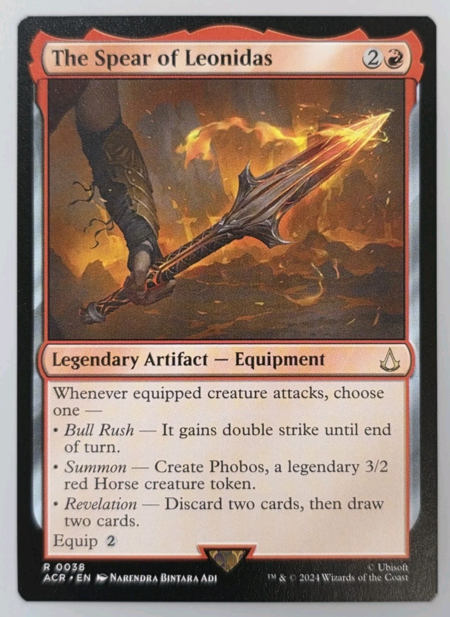 MTG - The Spear of Leonidas ACR Regular Rare #0038 | eBay