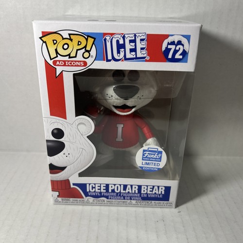 Funko Pop! Ad Icons: Icee Polar Bear #72 Funko Limited Edition With Protector - Picture 1 of 6