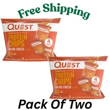 Quest Tortilla Style Protein Chips - Nacho Cheese 8 Bags