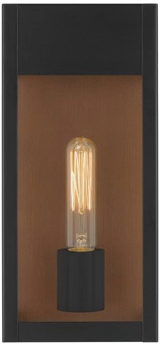 Quoizel Maren 13" High Matte Black Outdoor Wall Light - Picture 4 of 7