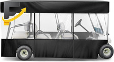 6 Person Golf Cart Cover 6 Passenger 4 Forward  2 Rear Facing Waterproof Golf
