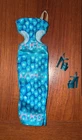 VINTAGE 2001 Barbie "Amazing Nails" Dress and Shoes Doll Outfit