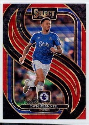 2024-25 Select Premier League Mezzanine Red Wave Prizm 78/88 Dwight McNeil 1r1u