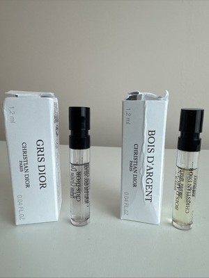 DIOR La Collection Privee GRIS DIOR + BOIS D'ARGENT EDP .04oz/1.2ml Sample Vial