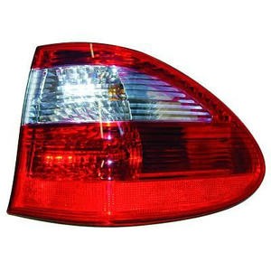 Feux arrière gauche Mercedes Classe E W211 en polycarbonate rouge cristal anti-jaunissement