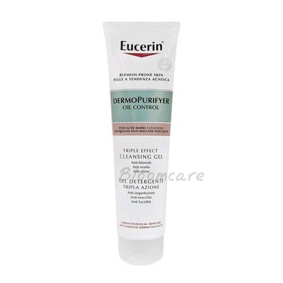 Eucerin DermoPurifyer Oil Control Triple Effect Cleansing Gel 150ml Exp.08/2026