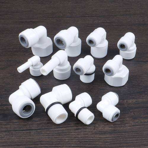 1/4" 3/8" Push Fit Connector Adapter Valve RO Fridge Water Filter Quick Fittings - Afbeelding 23 van 92