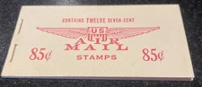 Booklet - 12-7 cent Air Mail stamps - C60a - Scott BKC8 - 1960s - MNH