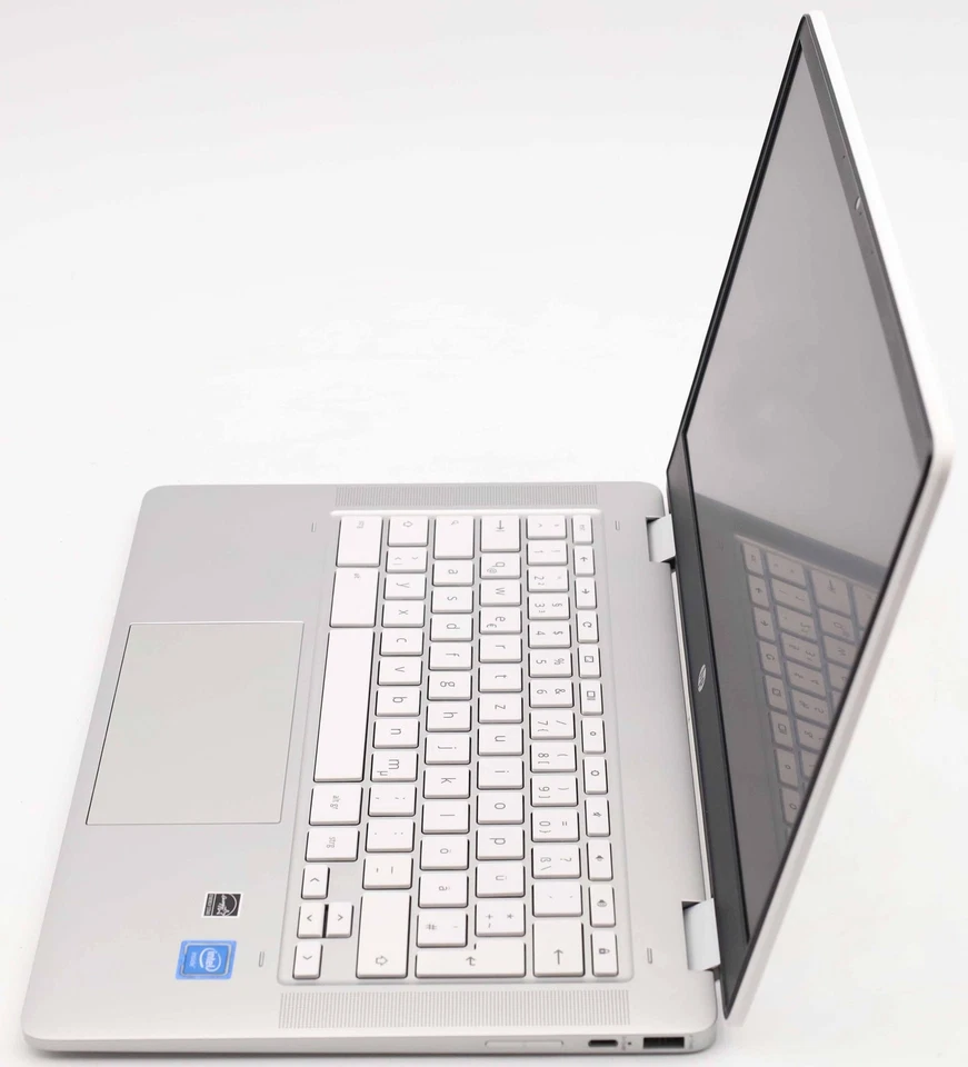 HP Chromebook x360 14a-ca0220ng Ceramic White Celeron N4120 4GB RAM 64GB eMMC DE - Bild 3 von 4