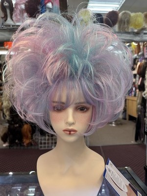Vegas Girl Wig Baby Pink Multi Sweetie Tease Wild 1 Of A King Wig Showstopper