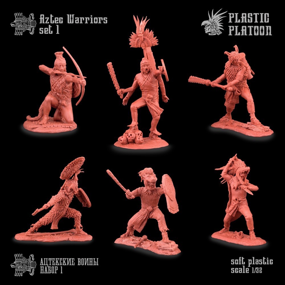 Plastic Platoon Aztecs toy soldiers Scale 1:32 | eBay