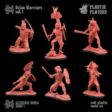Plastic Platoon Aztecs toy soldiers Scale 1:32