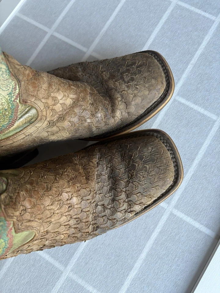 Оловянные сапоги женские 7,5 бирюзовая вышивка Follow Your Arrow «Plume» девчонки - Изображение 4 из 4