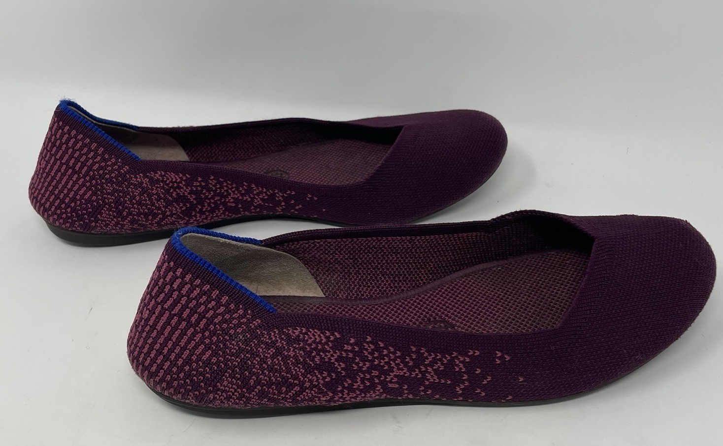 Rothy’s The Flat Fig Python Print Purple Round To… - image 6