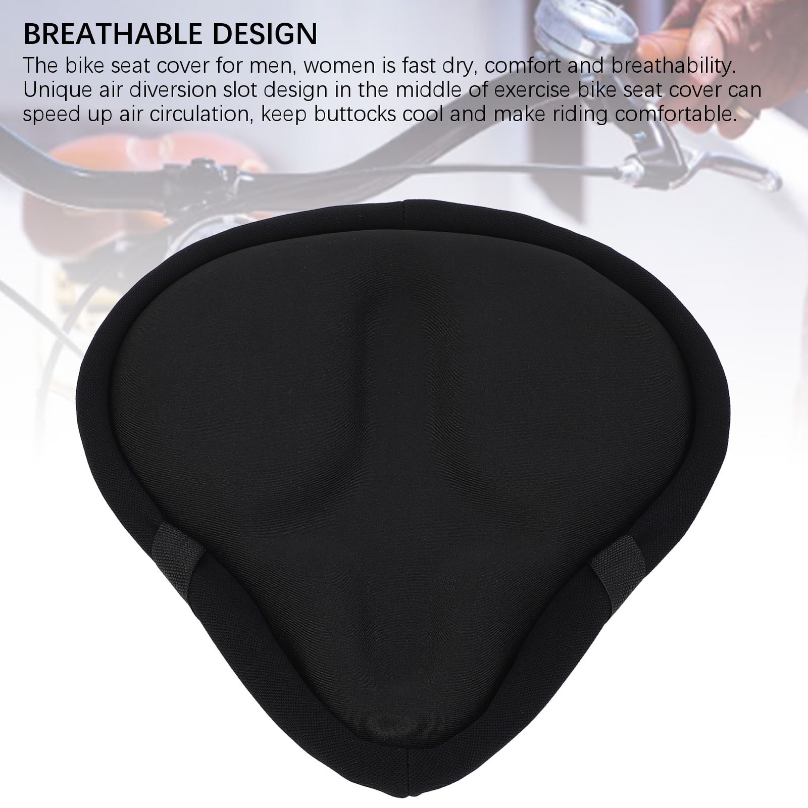 Electric Bike Seat Cover Soft Comfortable Mountain Bike Saddle Cover For Men