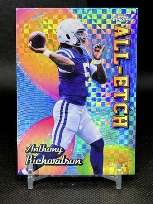 2024 Topps Chrome - All-Etch Anthony Richardson #CAE-AR X-Fractor