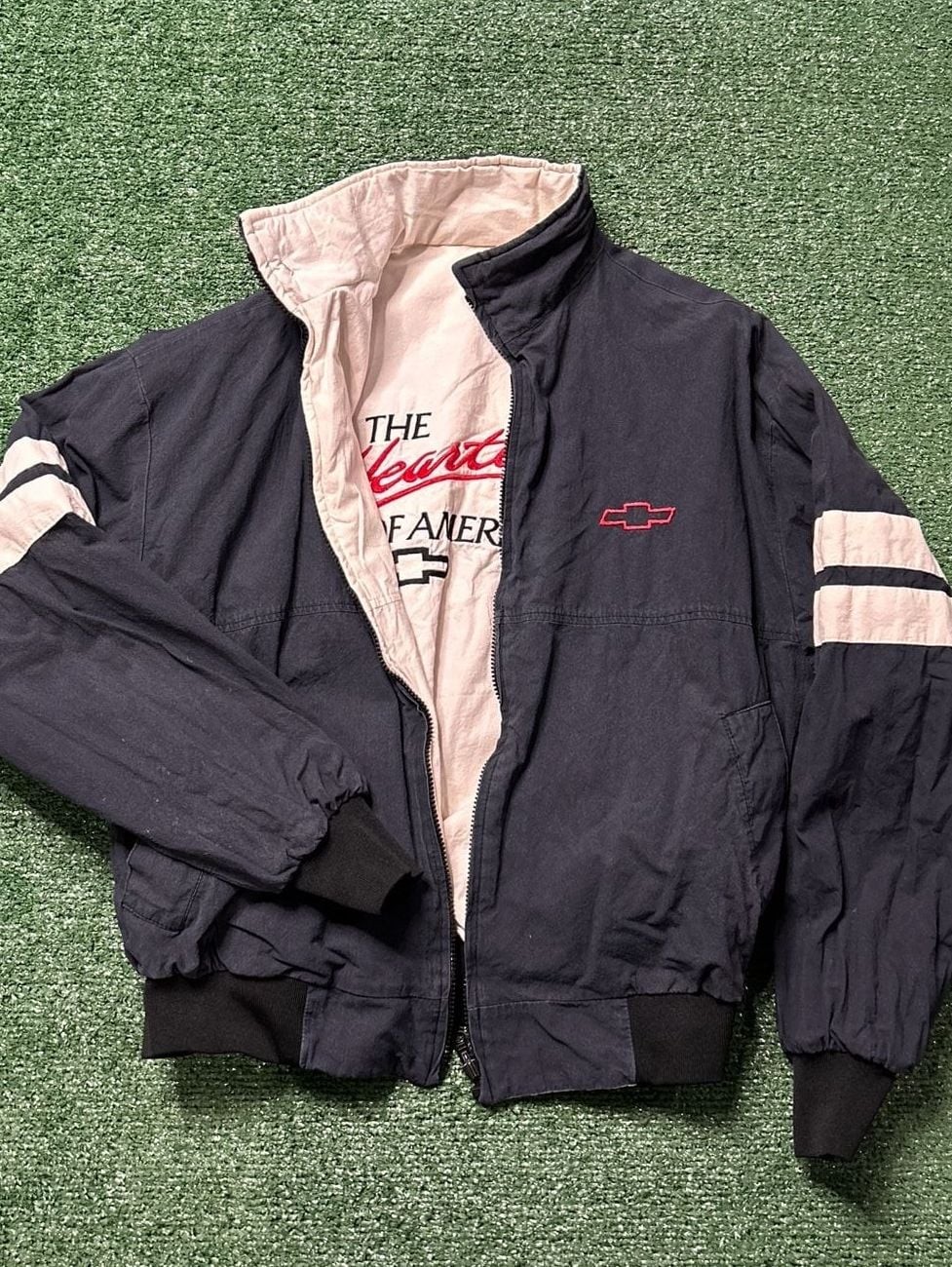 Chevy reversible jacket size large - image 5