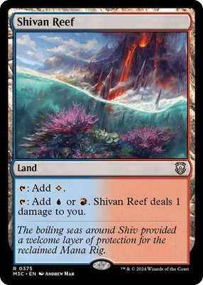 1x Shivan Reef - Commander: Modern Horizons 3 - NM  -  MTG