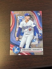 Topps Bowman's Best Yoshinobu Yamamoto Rookie #34 Los Angeles Dodgers 2024
