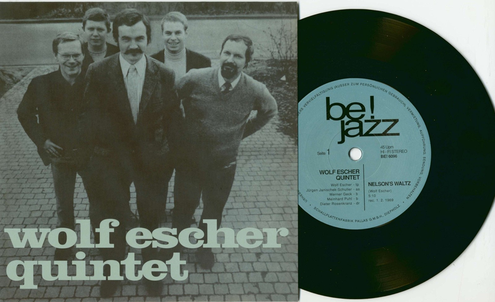 WOLF ESCHER QUINTET Nelson's Waltz (Vinyl LP)