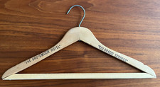 Vintage 1950s Broadmoor Hotel Wooden Clothing Hanger Colorado Springs CO Rare