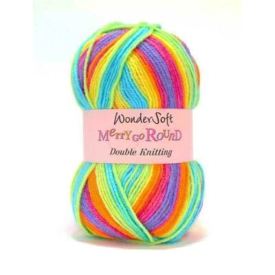 Stylecraft Wondersoft Merry-go-Round DK 100g Knitting & Crochet - All Colours