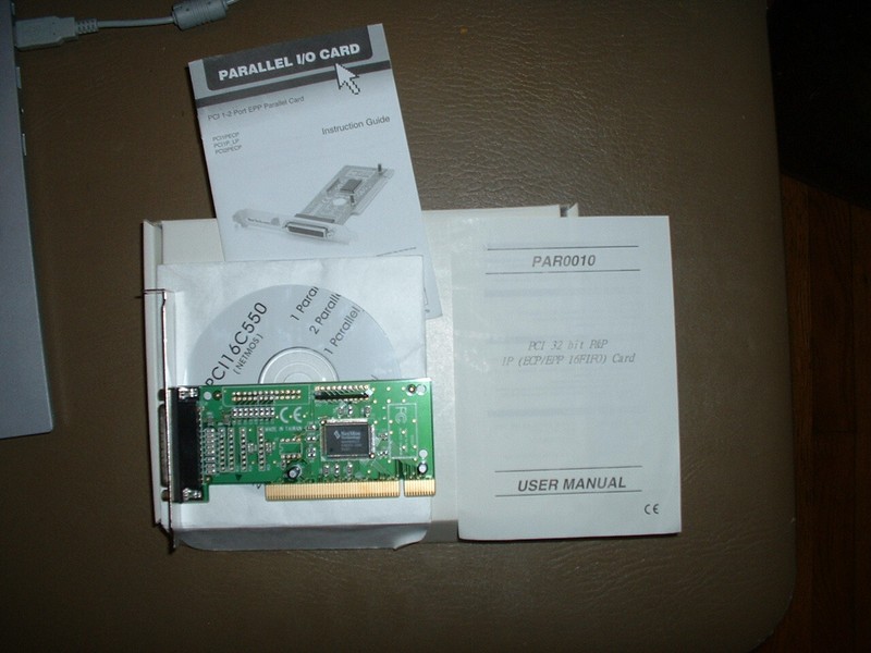 StarTech PCI Parallel I/O Card