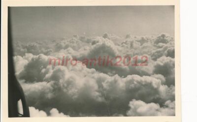 Photo, estate see description, Fliegerh. Gütersloh, above the clouds Ju 52 50...