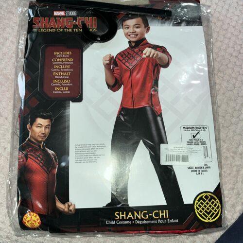 Shang-Chi Fancy Dress Boys Deluxe  Marvel Superhero Comic Book Kids Costume 5-7 - Afbeelding 1 van 4