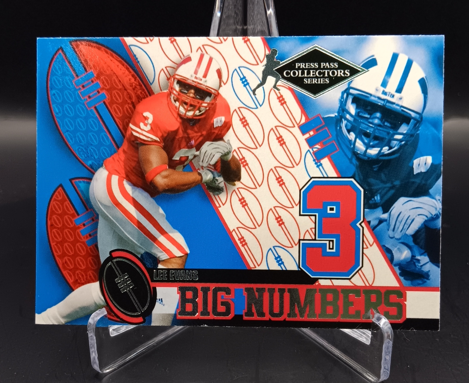 2004 Press Pass Big Numbers Collectors Series #BN5 Lee Evans - Wisconsin Badgers