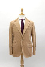 NWT 5895 Brunello Cucinelli Men's Ribbed Corduroy 2-Pc Suit Size 50/ 40US A252